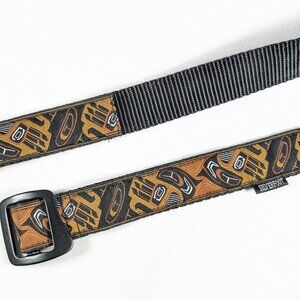 Silverfoot outback belt size L, Bear Paw or Bear Claw pattern brown